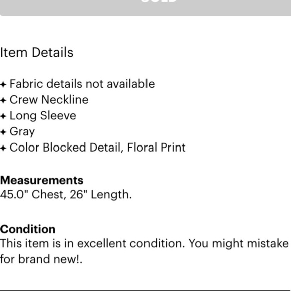 Bobeau floral ribbon split back pullover sweater Medium women’s top - Picture 3 of 4